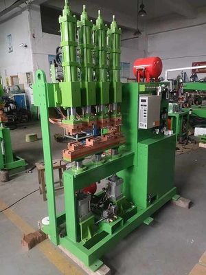 냉장고 응축기 와이어 자동용접기 150KVA 다중 머리 380V