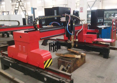 CNC-4000X12000 미사일구조물 유형 가스와 플라스마 절단기 1 가스 토치 1 플라스마 토치