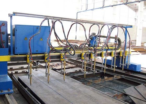 H 광속 생산 라인을 위한 CNC5-4000X12000 미사일구조물 유형 지구 화염 절단기